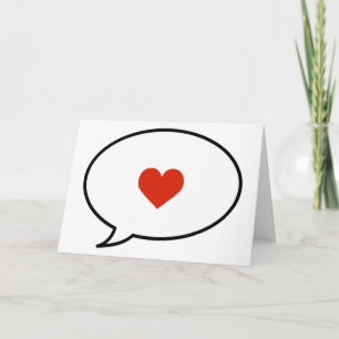 Tarjeta Hablar de amor