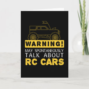Tarjeta Hablar sobre el modelo de coches RC