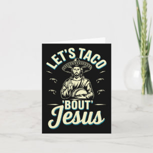 Tarjeta Hablemos de Taco Sobre Jesús 