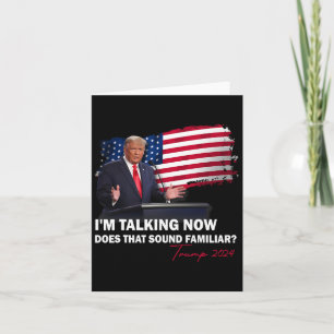 Tarjeta Hablo ahora, ¿suena tan familiar a Trump 202?