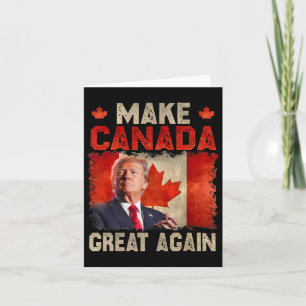 Tarjeta Hacer a Canadá grande de nuevo gracioso a Trump pr