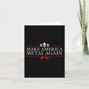 Tarjeta Hacer a Estados Unidos Metalizado de nuevo a Trump