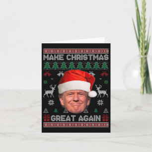 Tarjeta Hacer a los Navidades grandes de nuevo divertido T