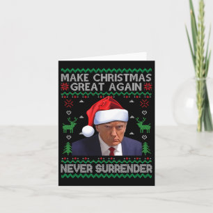 Tarjeta Hacer a los Navidades grandes de nuevo Trump Mug S