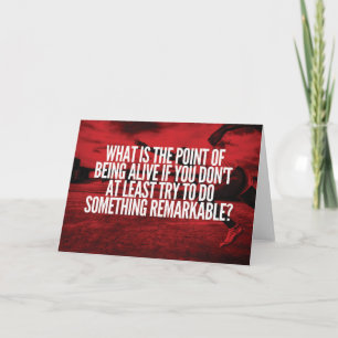 Tarjeta Hacer Algo Notable - Motivación de entrenamiento