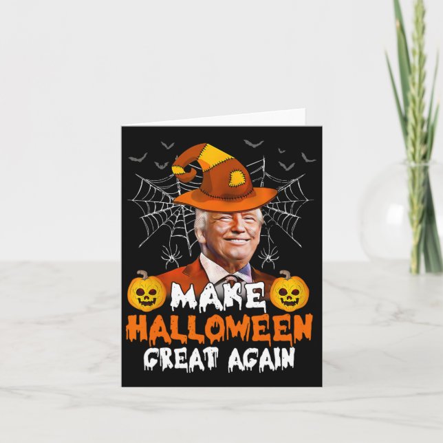 Tarjeta Hacer de Halloween grande otra vez divertido a Tru (Anverso)