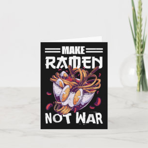 Tarjeta Hacer de Ramen una cita japonesa de comida diverti