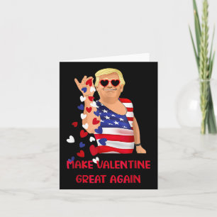 Tarjeta Hacer de San Valentín un lugar nuevo divertido par