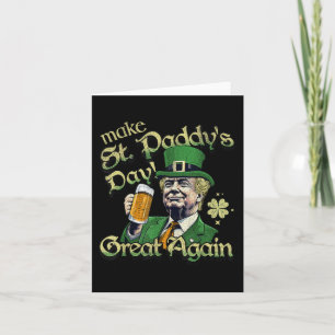 Tarjeta Hacer El Día De St Paddys Genial De Nuevo Gracioso
