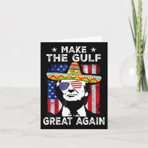 Tarjeta Hacer el Golfo Grande De Nuevo Trump México Estado