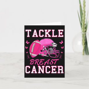 Tarjeta Hacer frente a la conciencia sobre el cáncer de ma