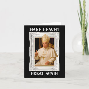 Tarjeta Hacer grande al Vaticano otra vez divertido al Pap