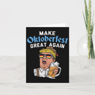 Tarjeta Hacer grande de nuevo el regalo divertido de Trump
