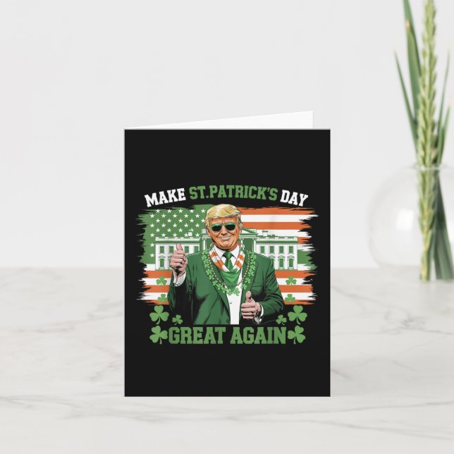 Tarjeta Hacer Grande El Día De Los Patrocinadores De Nuevo (Anverso)