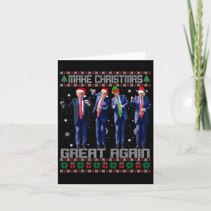Tarjeta Hacer grandes a los Navidades de nuevo sudores feo