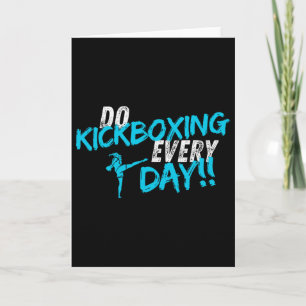 Tarjeta Hacer kickboxing todos los días