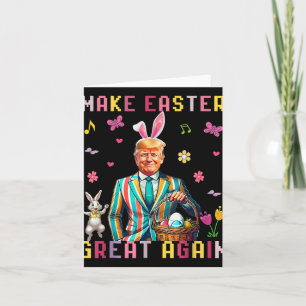 Tarjeta Hacer la Pascua Grande De Nuevo Trump Divertido Co