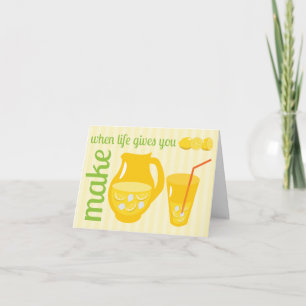 Tarjeta Hacer Lemonade