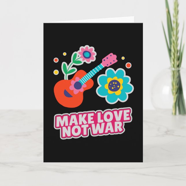 Tarjeta Hacer que el amor no sea la guerra (Anverso)