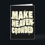 Tarjeta Hacer que el cielo esté abarrotado Divertido e ins<br><div class="desc">Hacer que el cielo esté abarrotado Mensaje cristiano divertido e inspirador _1</div>