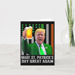 Tarjeta Hacer que el día de San Patricio sea genial de nue