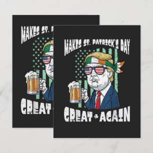 Tarjeta Hacer que el día de San Patricio sea grande de nue