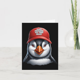 Tarjeta Hacer que el impuesto al pingüino vuelva a estar l