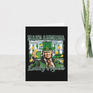 Tarjeta Hacer que Estados Unidos vuelva a tener suerte con
