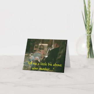 Tarjeta Hacer que la mamá se preocupe