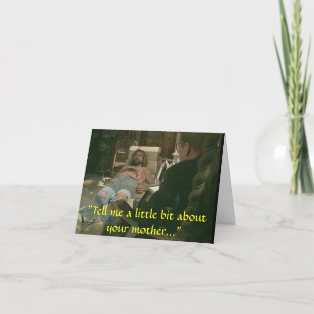 Tarjeta Hacer que la mamá se preocupe (Anverso)