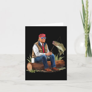 Tarjeta Hacer Que La Pesca Sea Grande Otra Vez Divertida P
