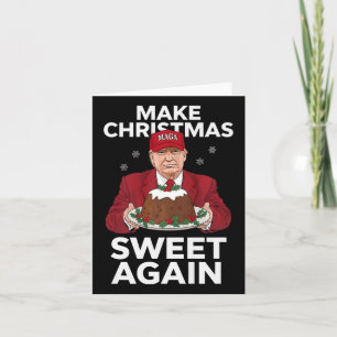 Tarjeta Hacer que los Navidades vuelvan a dulce a los rega