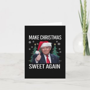 Tarjeta Hacer que los Navidades vuelvan a dulce a los rega