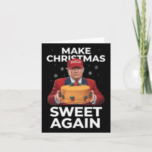 Tarjeta Hacer que los Navidades vuelvan a dulce a los rega