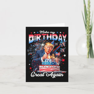 Tarjeta Hacer que mi cumpleaños sea grande de nuevo1