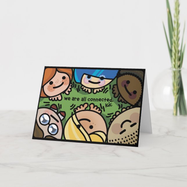 Tarjeta hacer una conexión. (Anverso)