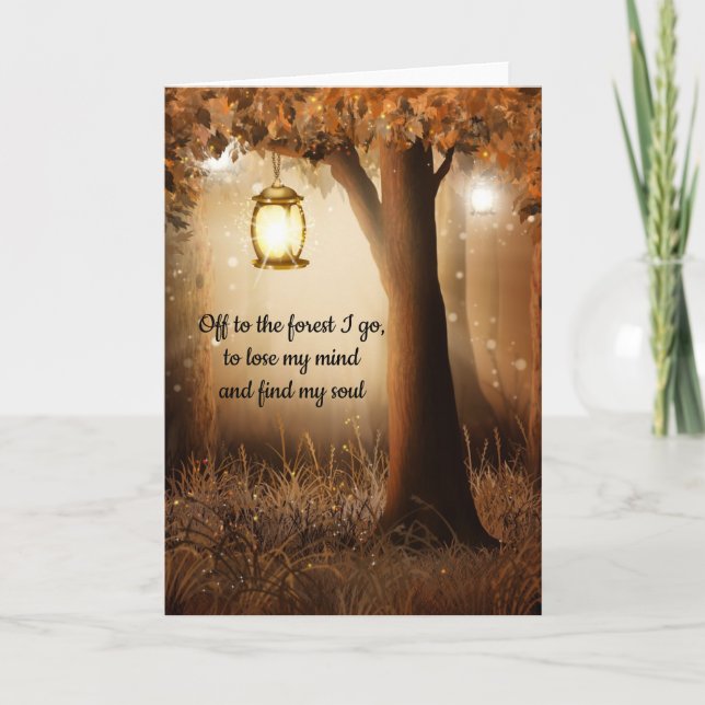 Tarjeta Hacia El Bosque (Anverso)