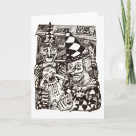 Tarjeta Haciendo del hombre, por Brian Benson