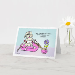 Tarjeta Haciendo mis propias estratagemas Perro Personaliz