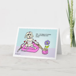 Tarjeta Haciendo mis propias estratagemas Perro Personaliz