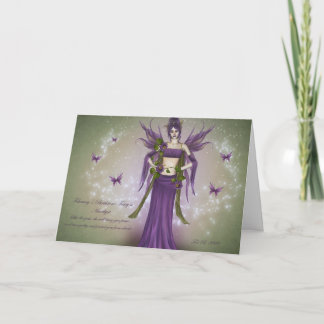 Tarjeta Hada de febrero Birthstone