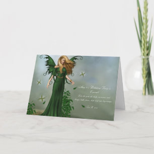 Tarjeta Hada de mayo Birthstone