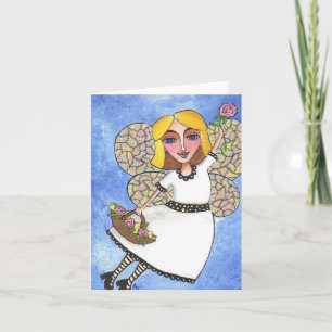 Tarjeta Hada de primavera - notecard