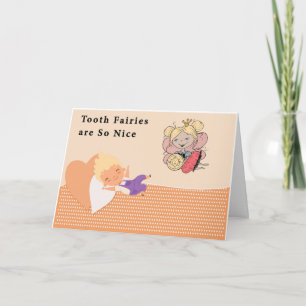 Tarjeta Hada dental deja dinero para niño joven