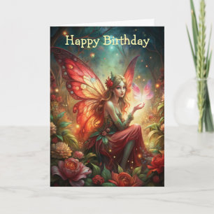 Tarjeta Hada en rojo