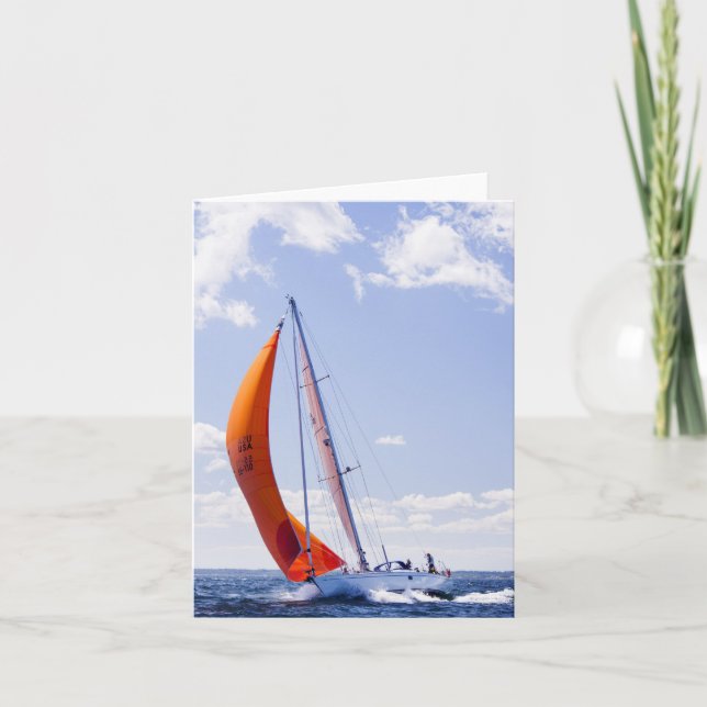 Tarjeta Haerlem Spinnaker (vertical) (Anverso)