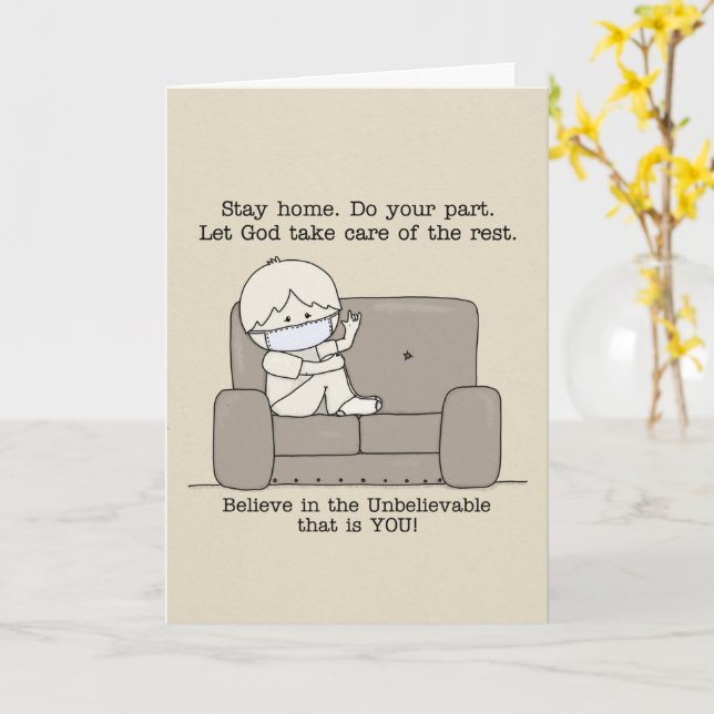 Tarjeta Haga su parte (flor amarilla)