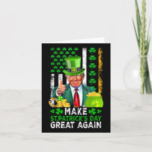 Tarjeta Hagamos grande el día de San Patricio nuevamente F