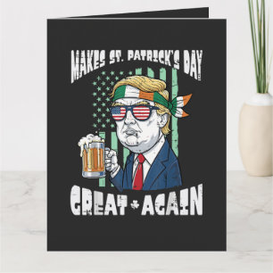 Tarjeta Hagamos que el día de San Patricio sea grande otra