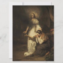 Hagar y el Ángel (por Carel Fabritius)